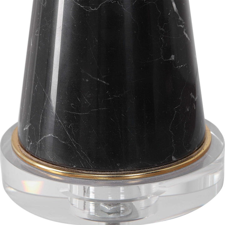 Alastair - Marble Table Lamp - Black