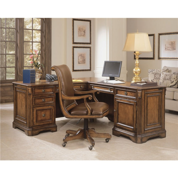 Brookhaven - Executive Left Right Return - Dark Brown