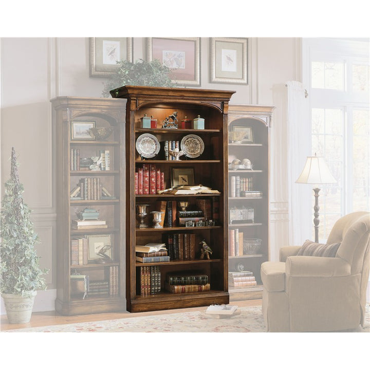 Brookhaven - Open Bookcase - Dark Brown