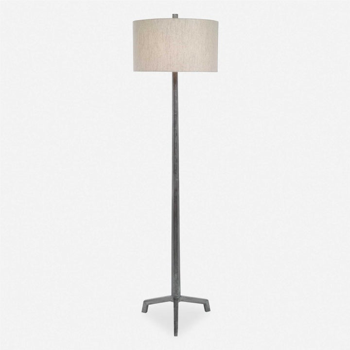 Ivor - Cast Iron Floor Lamp - Dark Gray