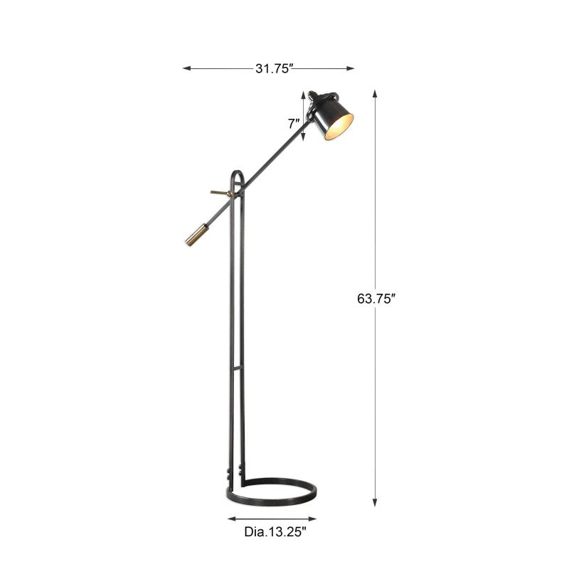 Chisum - Floor Lamp - Dark Bronze