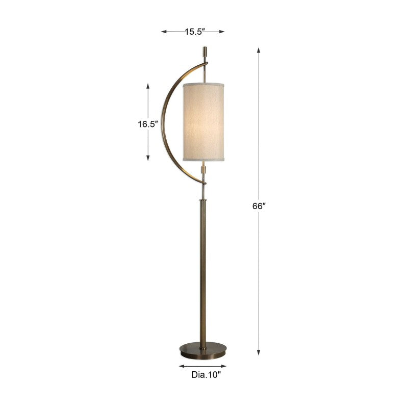 Balaour - Floor Lamp - Antique Brass