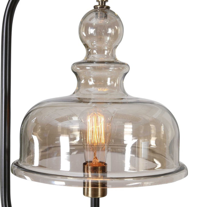 Elieser - Industrial Floor Lamp - Light Brown