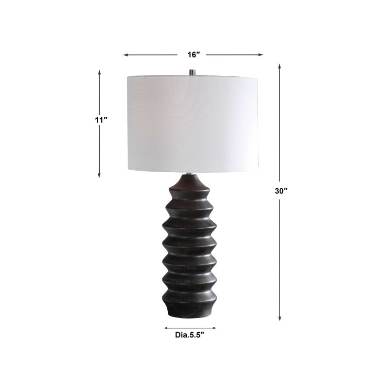 Mendocino - Modern Table Lamp - Black