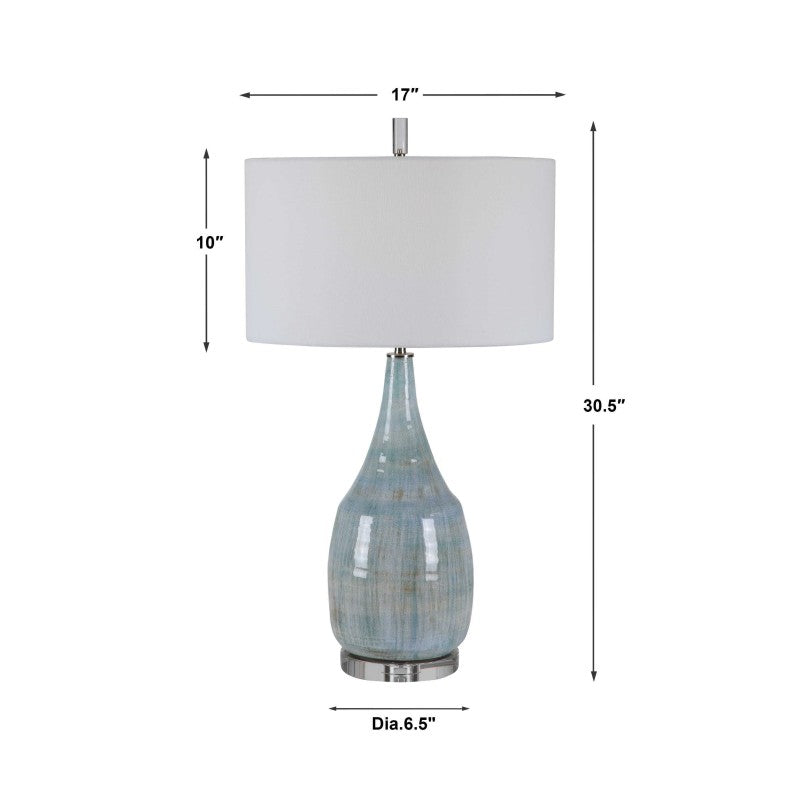 Rialta - Coastal Table Lamp - Light Blue