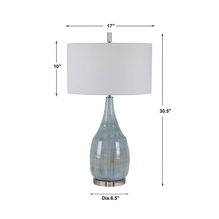 Rialta - Coastal Table Lamp - Light Blue