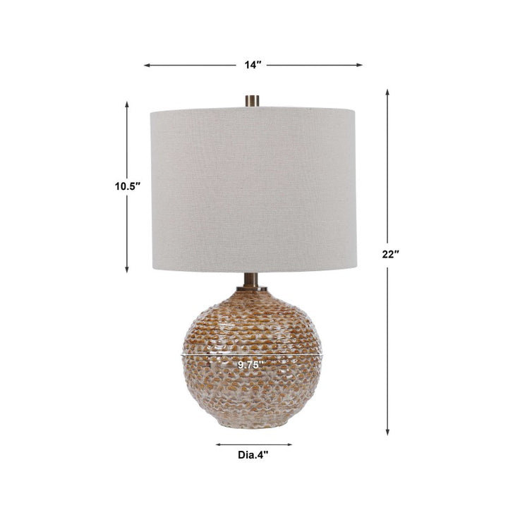 Lagos - Rustic Table Lamp - Light Brown