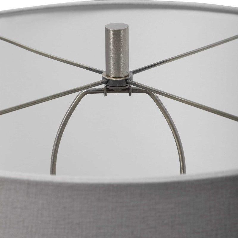 Winterscape - Glaze Table Lamp - White