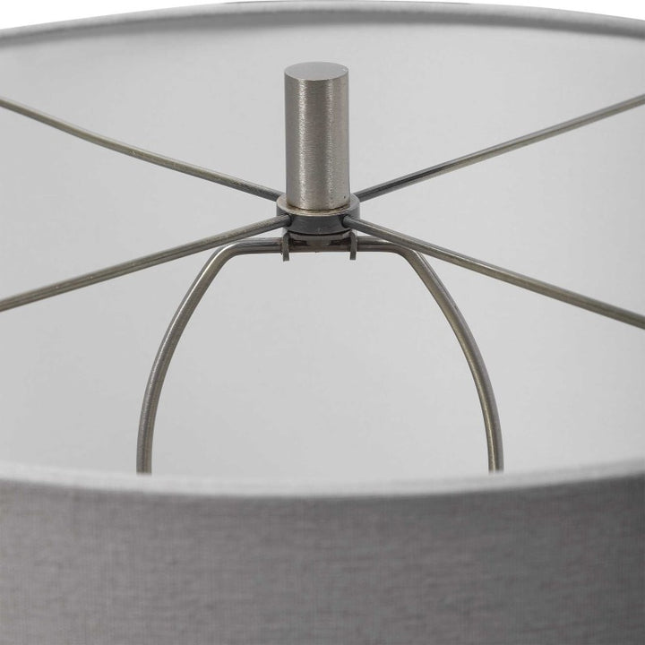 Winterscape - Glaze Table Lamp - White