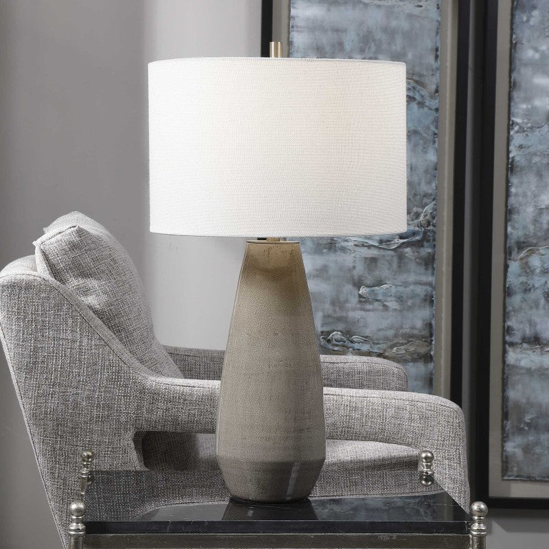 Volterra - Table Lamp - Taupe-Gray