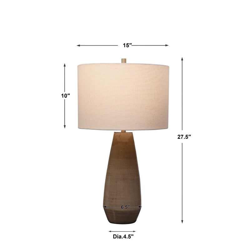 Volterra - Table Lamp - Taupe-Gray