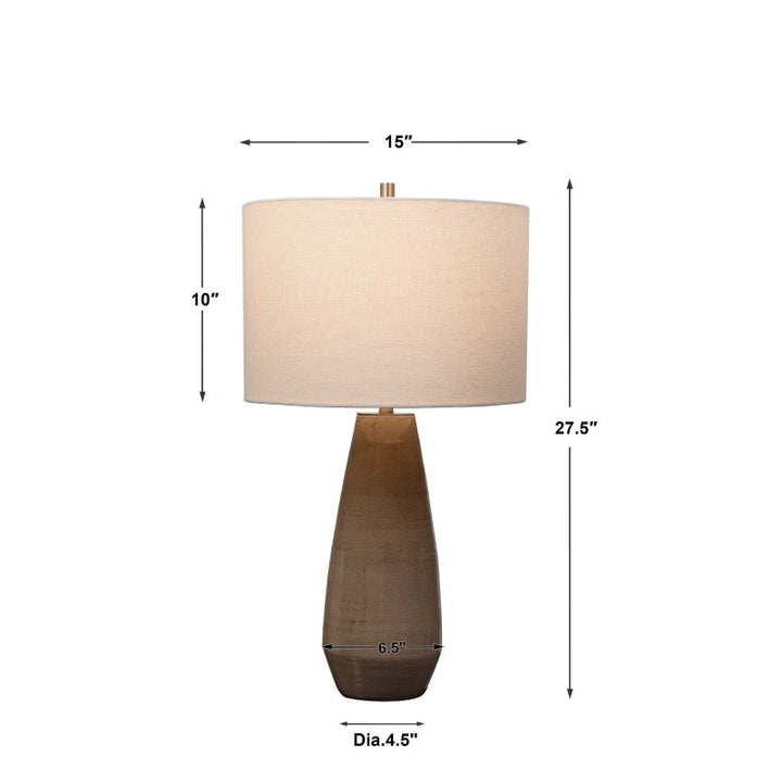Volterra - Table Lamp - Taupe-Gray