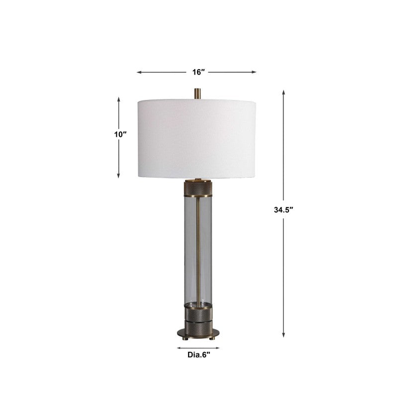 Anmer - Industrial Table Lamp - Light Brown