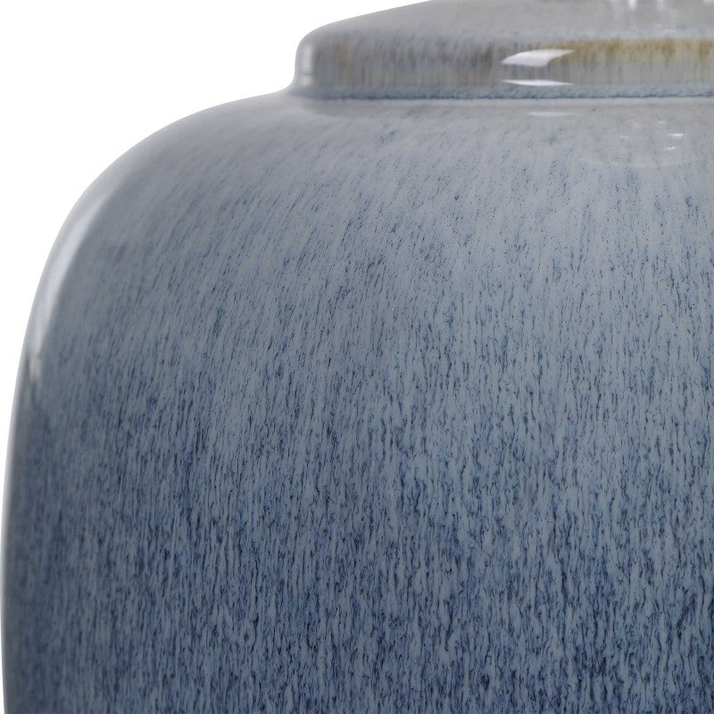 Blue Waters - Ceramic Table Lamp - Blue