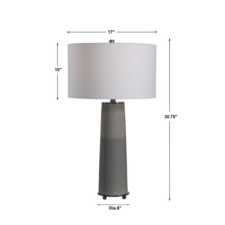 Abdel - Glaze Table Lamp - Gray