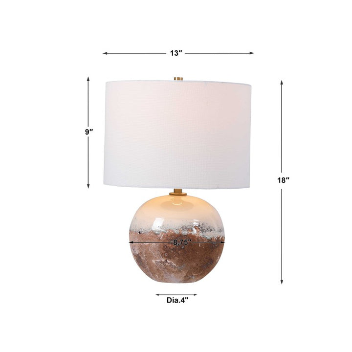 Durango - Terracotta Accent Lamp - Dark Brown