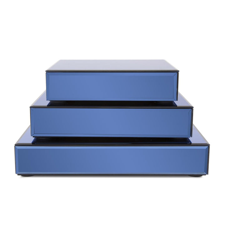 Set of 3 Mirrored Platforms