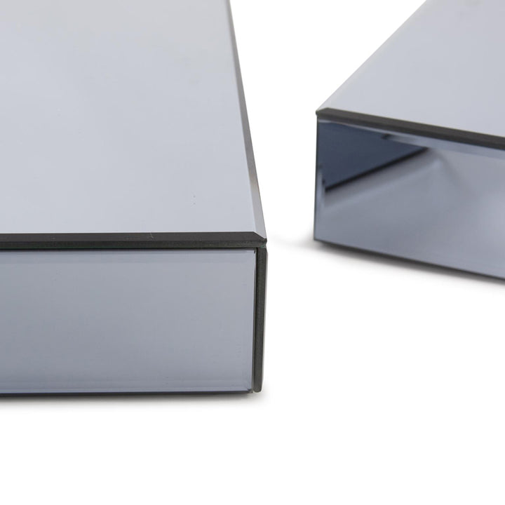 The Grigio Mirrored Set of Three Platforms