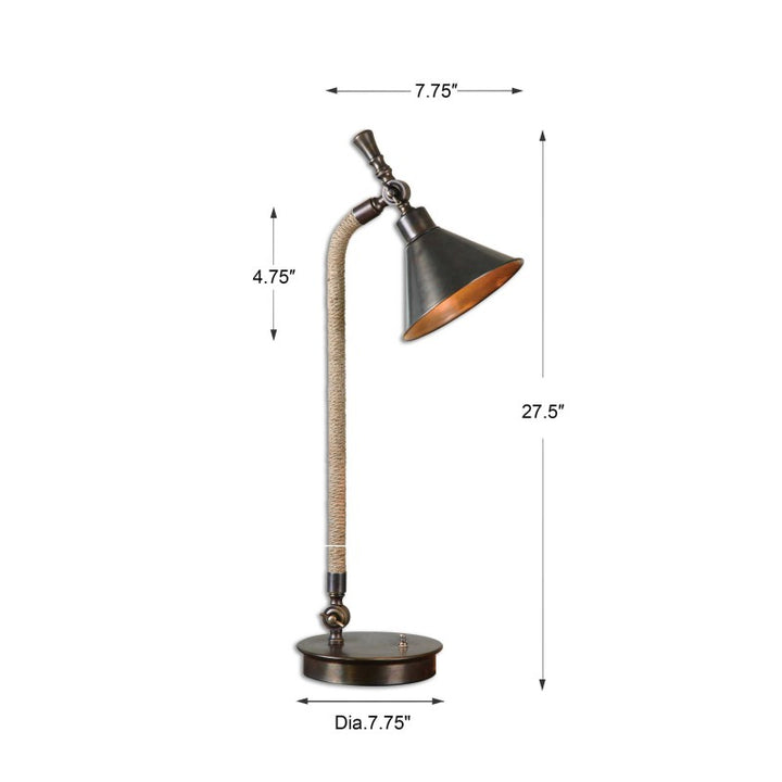 Duvall Task - Lamp - Dark Brown