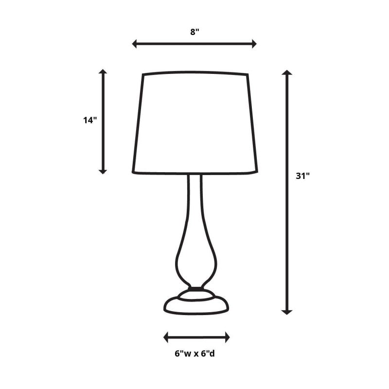 Volongo - Buffet Lamp - Stone Ivory