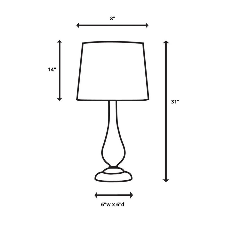 Volongo - Buffet Lamp - Stone Ivory