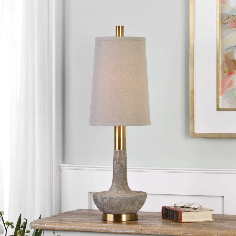 Volongo - Buffet Lamp - Stone Ivory