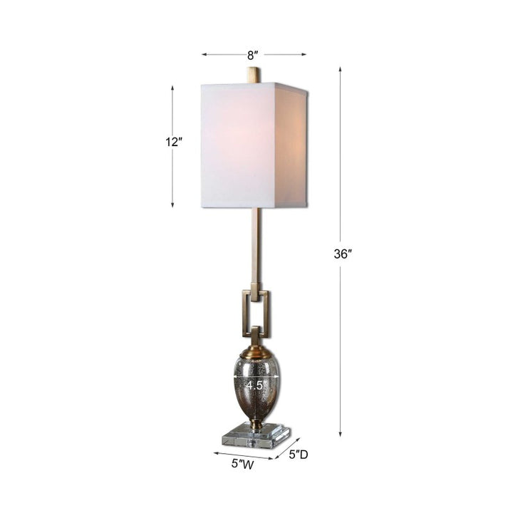 Copeland - Glass Buffet Lamp - Mercury