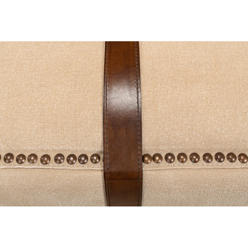 Strap Canvas & Leather Stool