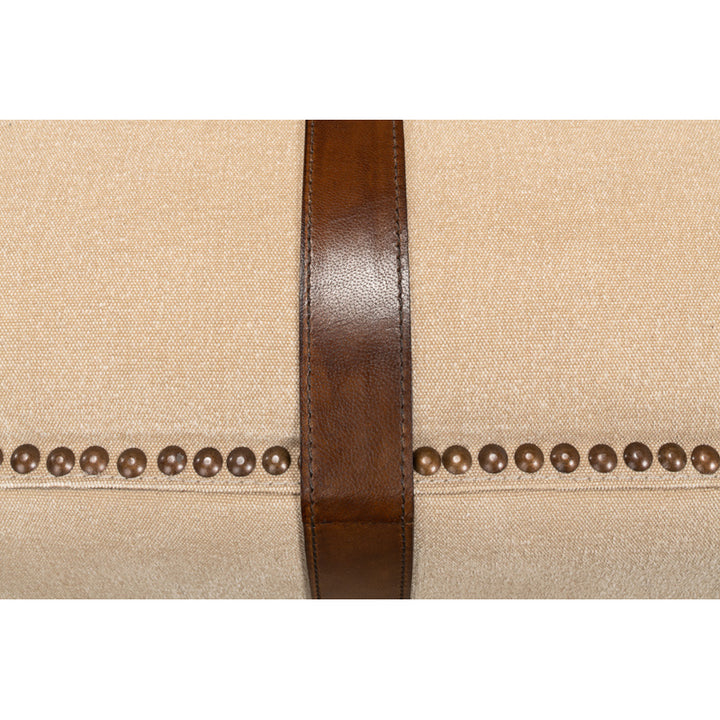 Strap Canvas & Leather Stool