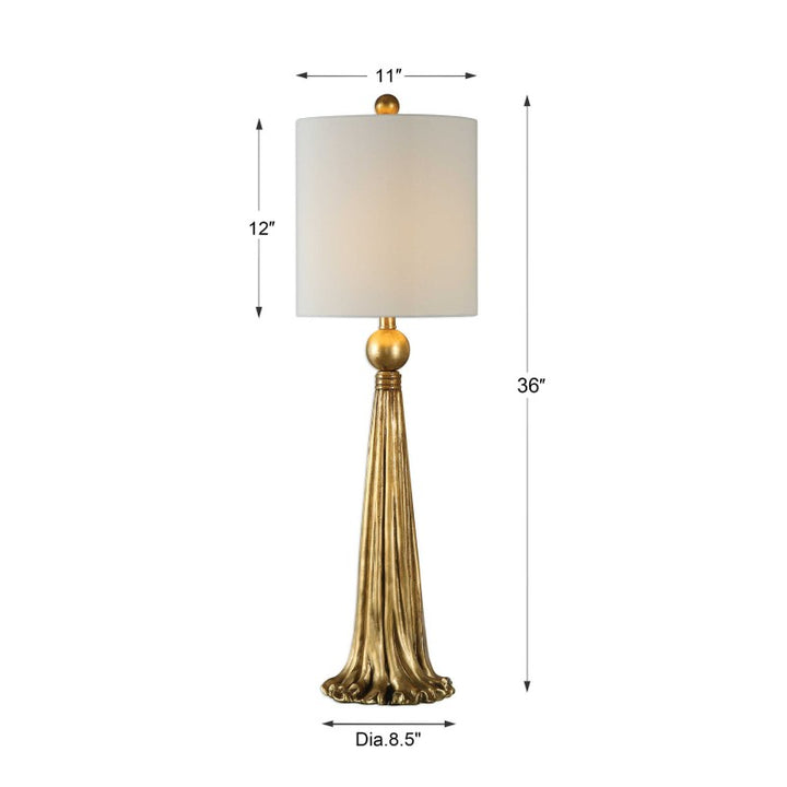 Paravani - Metallic Lamp - Gold