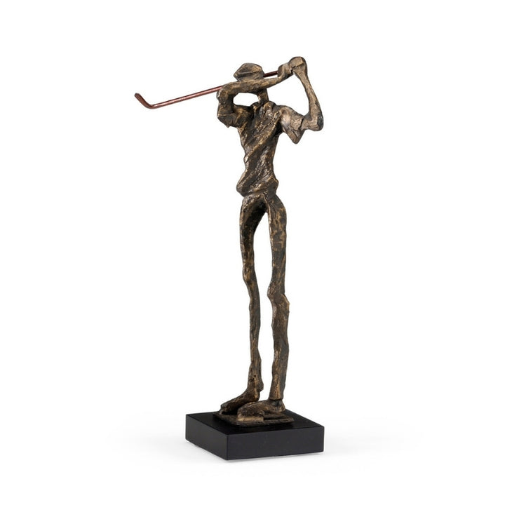 Swinging Golfer