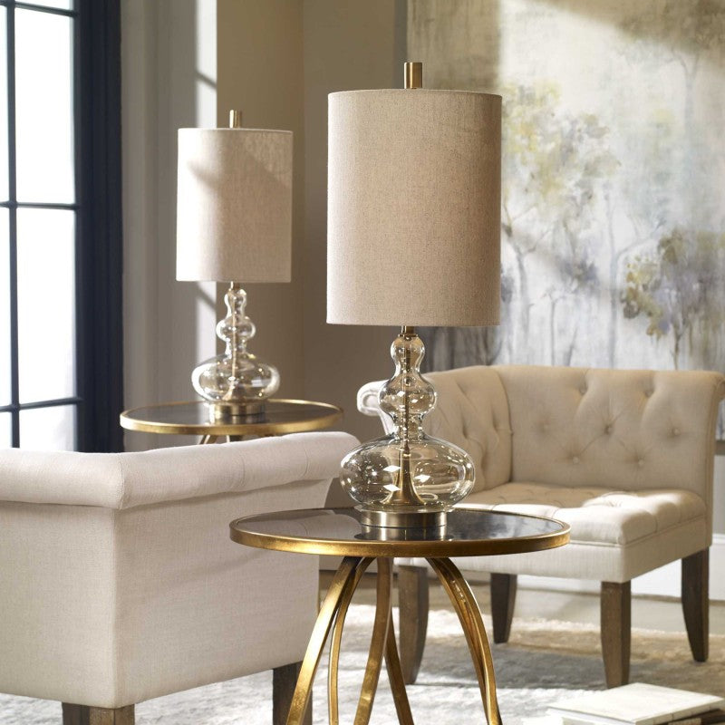 Formoso - Glass Table Lamp - Amber