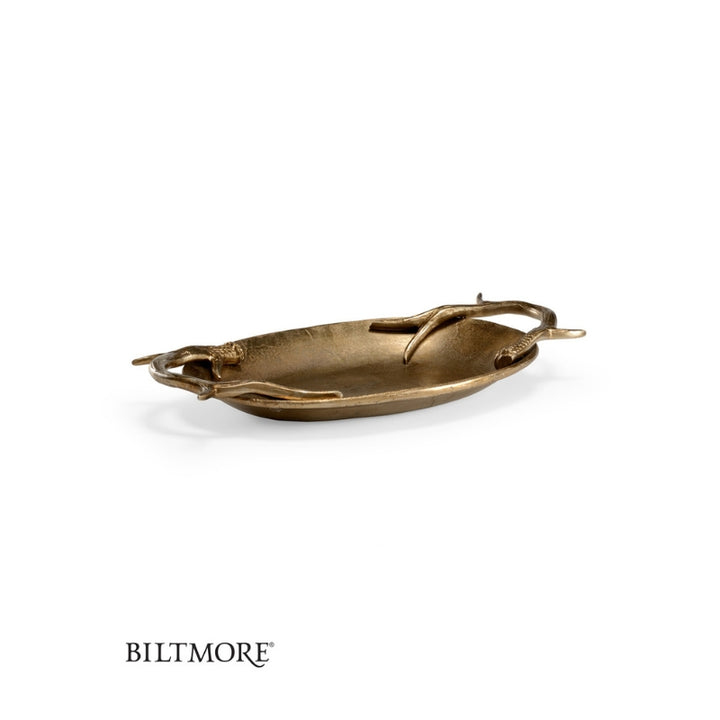 Diana Oval Tray - Brass