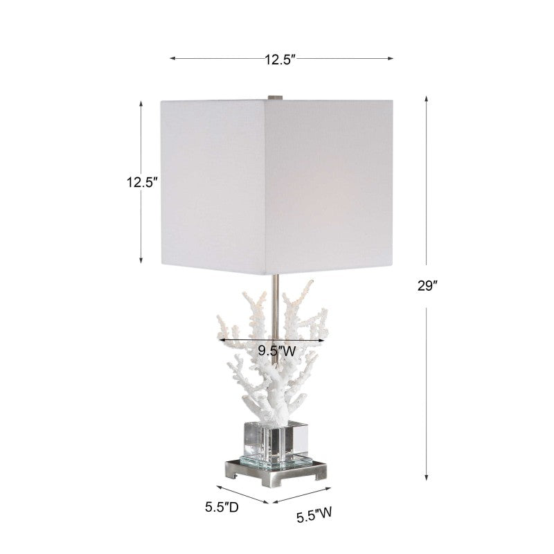 Corallo - Coral Table Lamp - White
