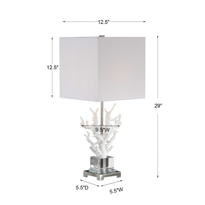 Corallo - Coral Table Lamp - White