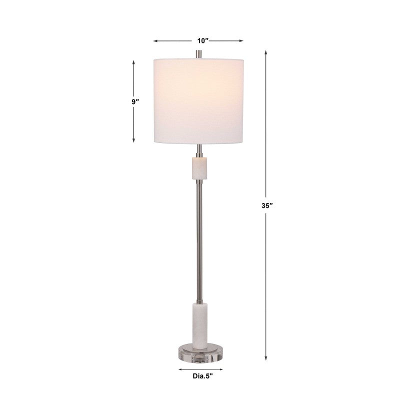 Sussex - Buffet Lamp - Nickel