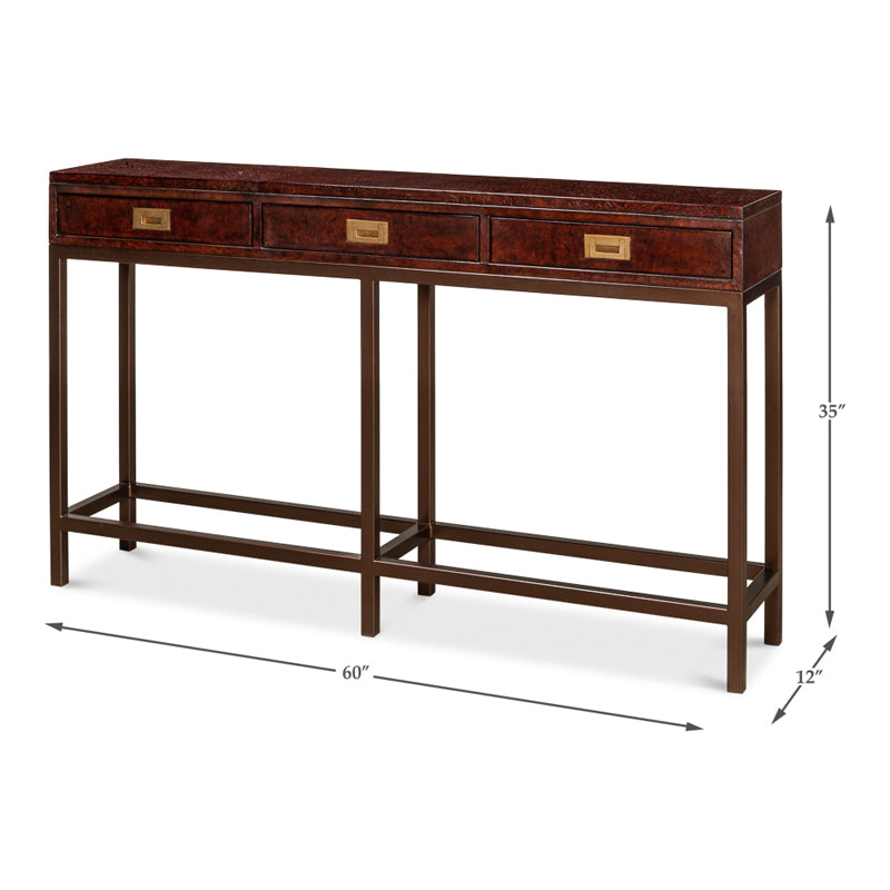 Campaign Embossed Console