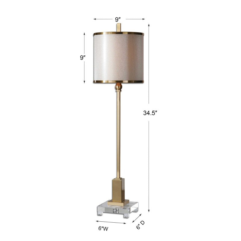Villena - Buffet Lamp - Brass