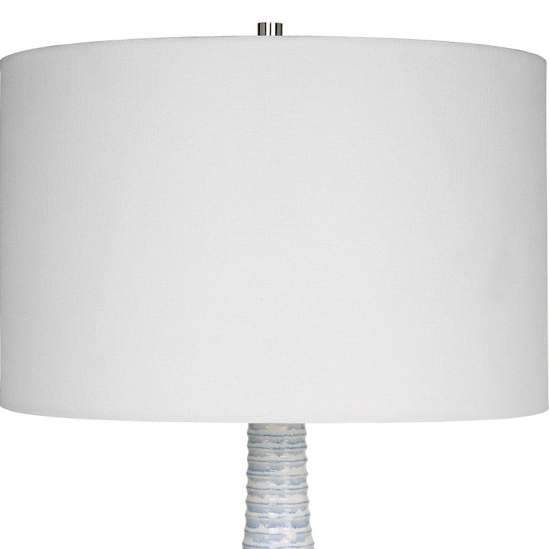 Clariot - Ribbed Table Lamp - Blue