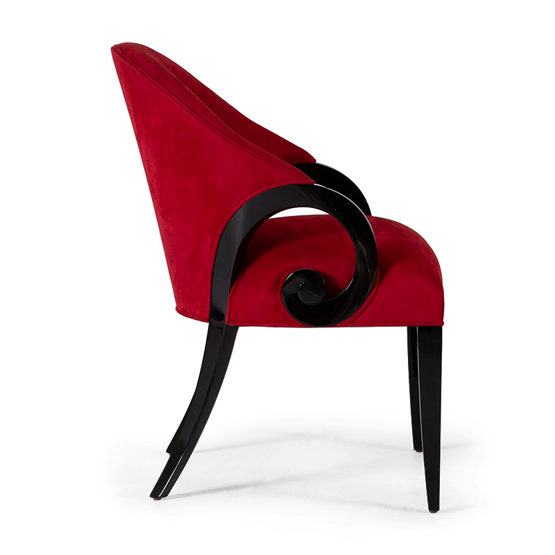 Curlicue Dining Arm Chair