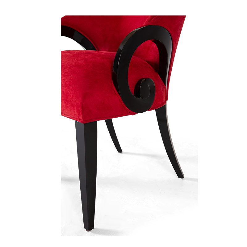 Curlicue Dining Arm Chair