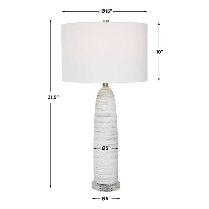Levadia - Matte Table Lamp - White