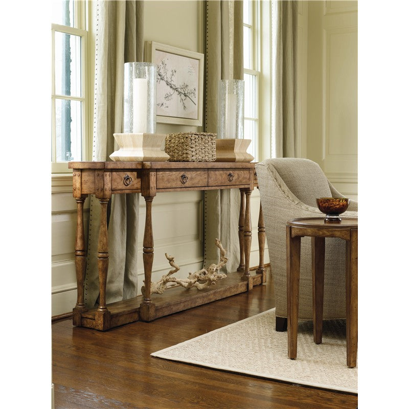 Sanctuary - Four-Drawer Thin Console - Drift