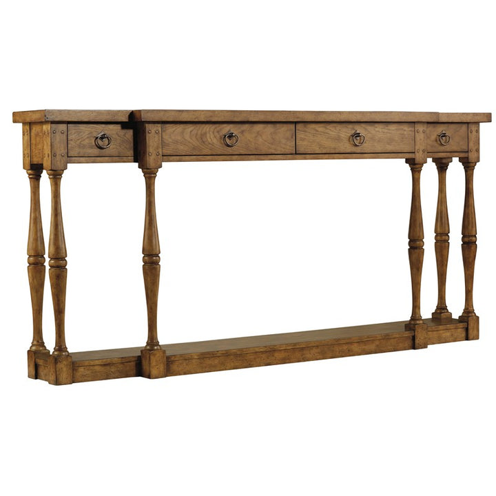 Sanctuary - Four-Drawer Thin Console - Drift