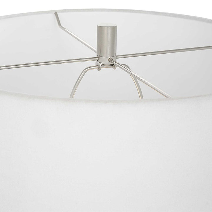 Repetition - Marble Table Lamp - White