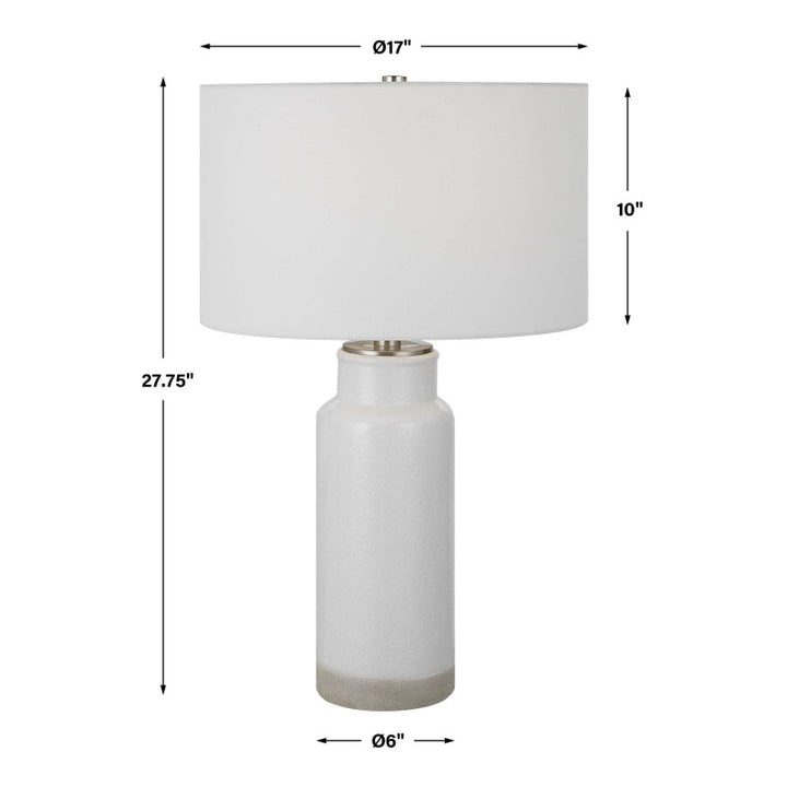 Albany - Farmhouse Table Lamp - White