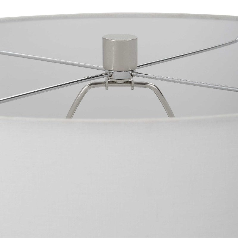 Albany - Farmhouse Table Lamp - White