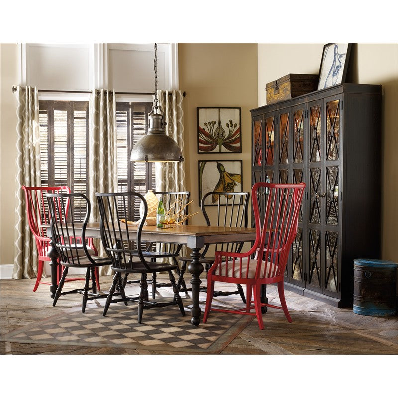 Sanctuary - 2-Door Thin Display Cabinet - Ebony