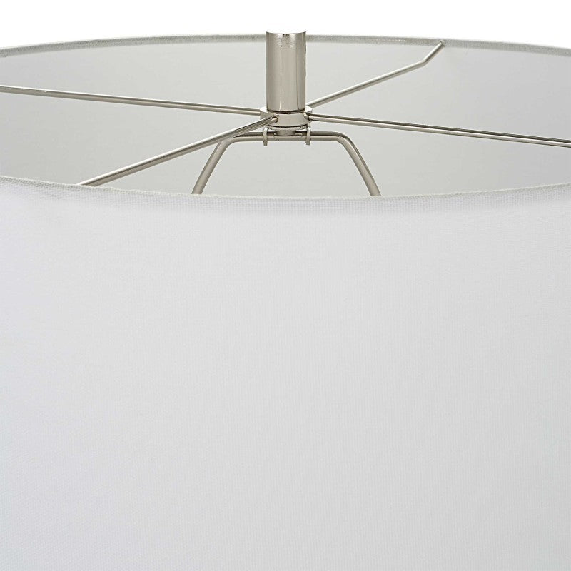 Breton - Nautical Stripe Table Lamp - White