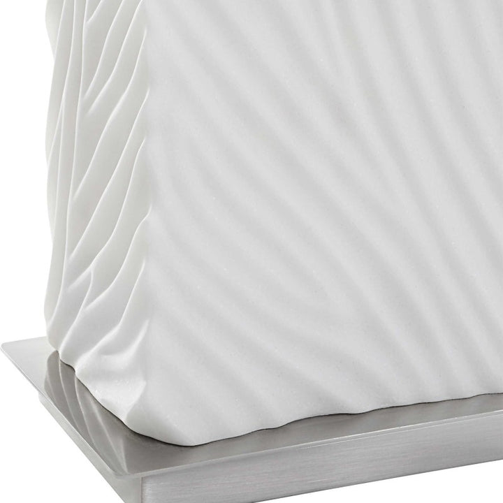 Pillar - Marble Table Lamp - White